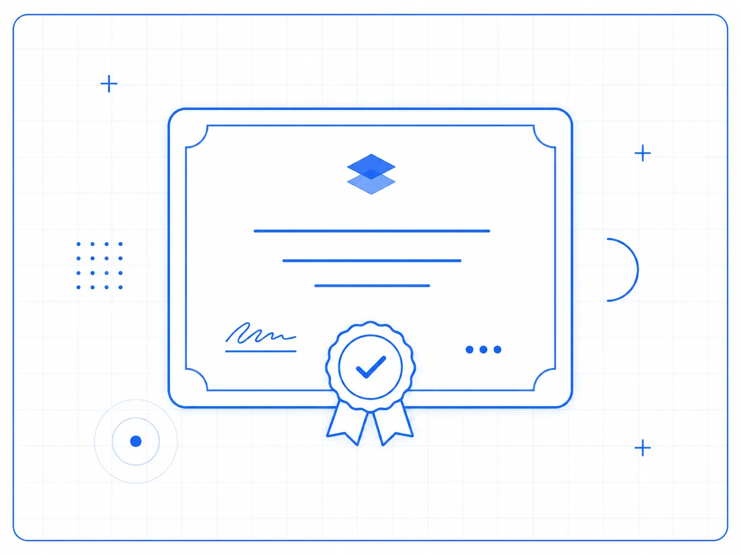 An ISO certificate awarded after a successful audit